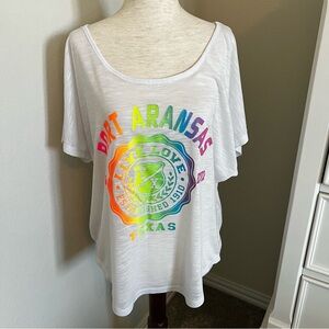 Port Aransas Graphic Short Sleeve Souvenir Tee